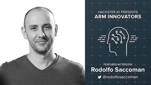 Hackster TV: Rodolfo Saccoman on AI and IoT // Arm Innovator Series